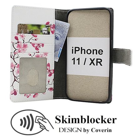 Skimblocker iPhone 11 & iPhone XR Plånboksfodral Design