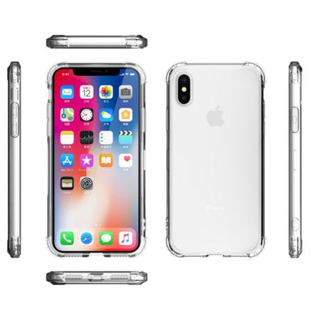 Tyndt og beskyttende silikonetui til iPhone XR Transparent/Genomskinlig