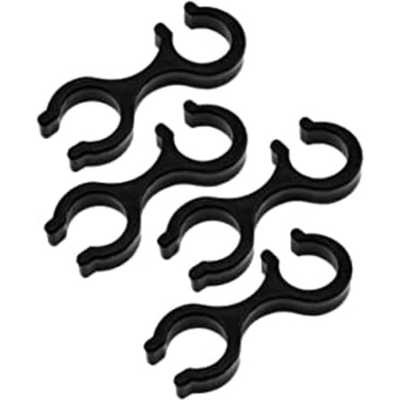 Klemme for turstaver Plastspenne Stavholder Hurtiglås To staver for fotturer