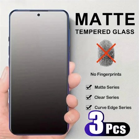 3-pack AG Matt Härdat Glas kompatibelt med Xiaomi 15 14 14T 13 13T 12T Poco F3 F5 F6 X6 Pro Redmi Note 12 13 Pro Fullt Skyddsglasfilm