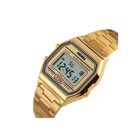 Digital retro ur guld