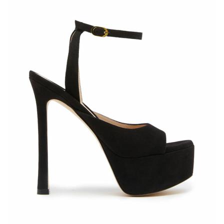 Stuart Weitzman - Sandaler - Svart - Dam - Storlek: 37 Eu, Dam, Storlek: 37 EU