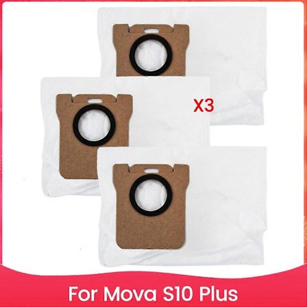 Vaihtopölypussit Mova S10 Plus -imurille, Mova S10 -imurin lianpoistopussit, siivouspussit