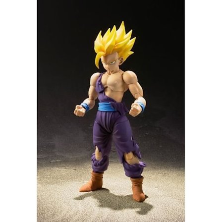 Figurine - BANDAI - Son Gohan Super Saiyan - 12 cm - Under officiel licens - Actionfigurer