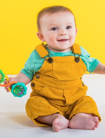 Bright Starts Rangle, Rattle & Shake Barbell , Grøn - Multi/patterned - ONE SIZE