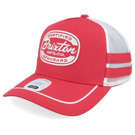 Brixton - Rosso trucker Cappellino - Copley Np Hat Red/White A-Frame Trucker @ Hatstore