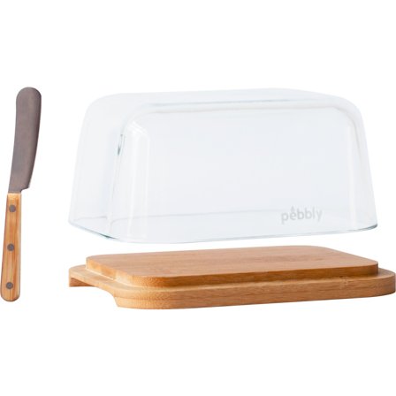 Pebbly Smörfat och smörkniv, bambu | Dukning & Servering > Smörknivar > Smörkniv | Bagaren och Kocken