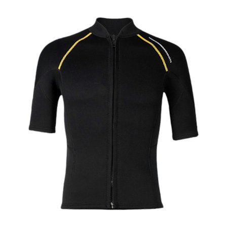 Våtdrakttopp for menn, badedrakt, dykkerdrakt, jakke med glidelås foran, svømmedrakt 1