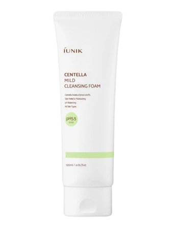 Iunik Centella Mild Cleansing Foam - Nude - 120 ml
