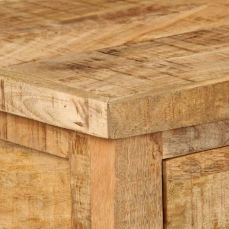 Vidaxl Soffbord 90x45x35 Cm Massivt Mangoträ Brun