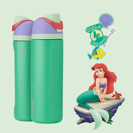 Owala Kop Bærbar 24OZ owala Kop Dobbeltlags Vakuumisolering Kop Højværdi Sugerør Kop Grøn Skønhed