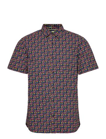Regular Fit- All-Over Printed Shortsleeve Shirt Patterned Scotch & Soda