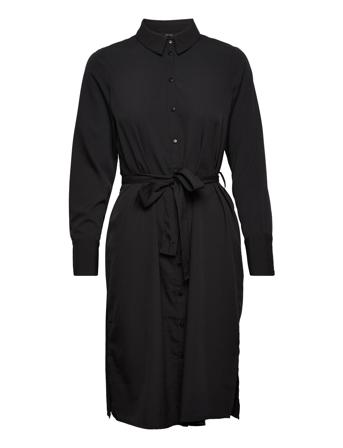 Vmfiona Ls Shirt Blk Dress Wvn Lt Black Vero Moda