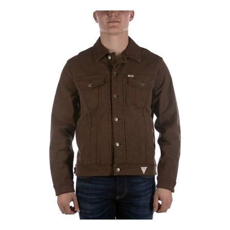 Guess - Jeansjackor - Brun - Herr - Storlek: M, Herr, Storlek: M