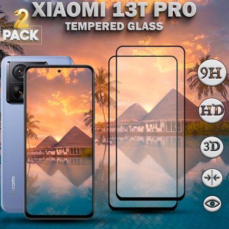 2-Pack XIAOMI 13T PRO Näytönsuoja - Karkaistu Lasi 9H - Super laatu 3D