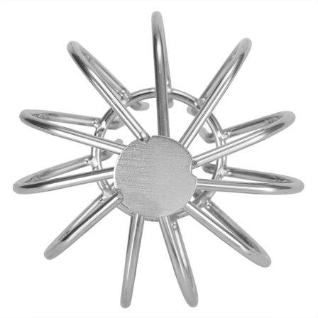 Rostfritt stål takavlopp Anti-blockerande golvbrunn för innergård (50 mm rör)