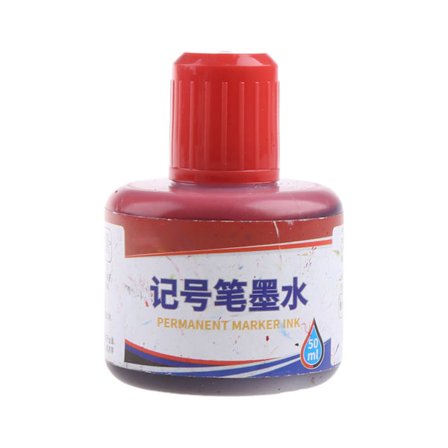 1 flaske 50 ml refill blæk til genopfyldning af blæk Markør Pen Sort Rød Blå 3 farver