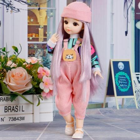 BJD Flera avtagbara leder 30 cm Doll Girl Dress Up Födelsedagspresent leksak J