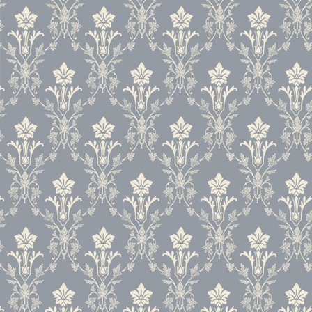 Duro Tapetprov, Hudiksvalls Teater 037-26P Gammalsvenska Papper, Blå, L, , Färg & tapeter