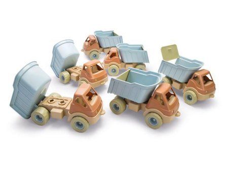 DANTOY Lastbil av bioplast 29,5cm 6/fp - Lyreco - Skola och förskola - Lekmaterial - Leksaksbilar