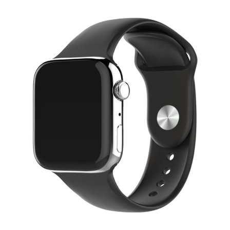 Passar Apple Watch silikonarmband 38/40/41mm armband Svart