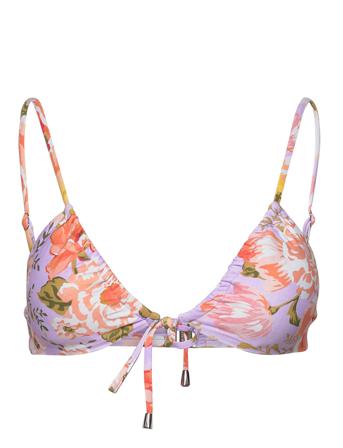 Paradisegarden Drawstring Bralette Swimwear Bikinis Bikini Tops Triangle Bikinitops Monivärinen/Kuvioitu Seafolly