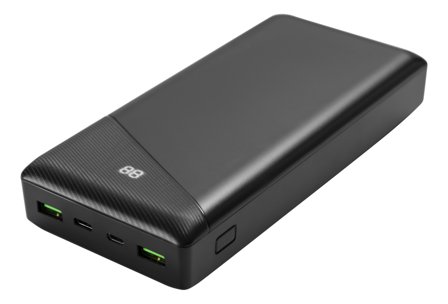 Deltaco PB-C1002 strømbank - Li-Ion - USB, USB-C - 18 watt
