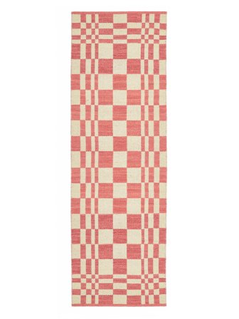 Tango 80X250 Small Pink/Ivory White Runner Rug