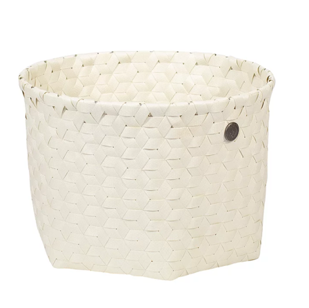 Handed By Kurv Ecru Rund H20cm