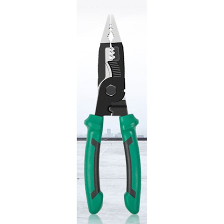 Afisoleringstang Kabelskotang Kabelsaks AWG 10-14 Hånd Afisolering Kabelsko Klippeværktøj Grøn