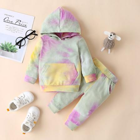 Pojkar Långärmad 2 Delar Outfit Hooded Vårhöst Outfits