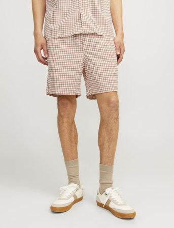 Jack & Jones Jpstjaiden Jjjacquard Jogger Short Styd - Cream - XL