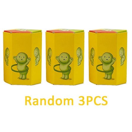 [LCS] Smiski Blind Box Sunday Series - Yoga & Fitness Minifigur, Selvlysende Dekorasjonsdukke for Soverom & Toalett