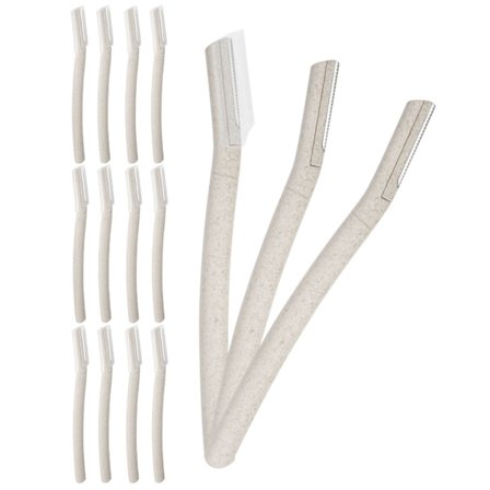 15 stk. Dermaplane barberhøvel for kvinner ansikt, øyenbryn barberhøvler, ansiktsbarberere for kvinner