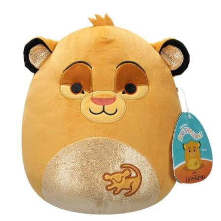 Squishmallows 20cm Disney Løvenes Konge Simba Flerfarget