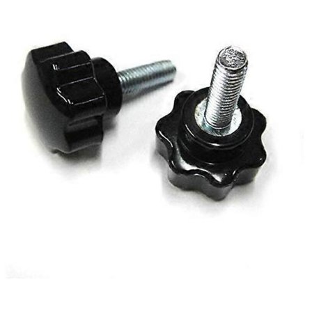 M10x40mm han gevind stjernehoved fastspændingsskrue knopsæt med 5 stk. til udstyr og maskinanvendelser (FMY)