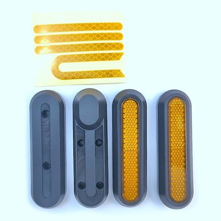 Hjulskyddsskal för Xiaomi Pro 2/1s/m365 Elsparkcykel Fram Bak Säkerhetsreflekterande Pa