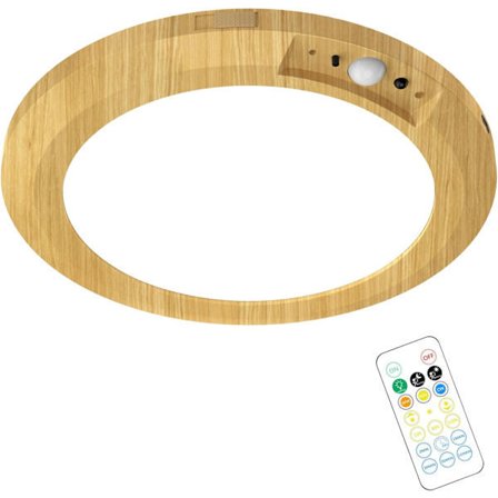 Batteridrevet LED loftlampe med automatisk bevægelsessensor, smarte kropssensor loftlamper, bevægelsesdetekterende magnetisk loftlampe