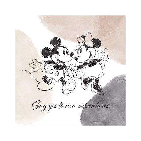 Disney Säg Ja Till Nya Äventyr Mickey & Minnie Mouse Print 40