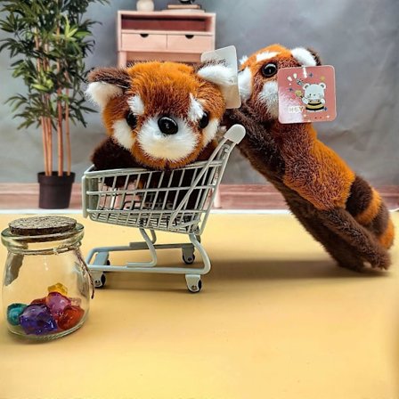 Kawaii Eläin Panda Kapibara Kettu Ranneke Pehmolelu Pehmeä Ranneke Joululahjat[D]