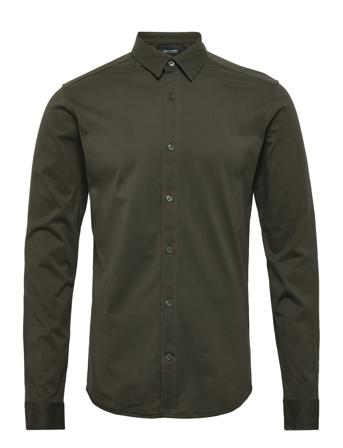 Onsmiles Ls Stretch Shirt Skjorte Uformell Grønn ONLY & SONS