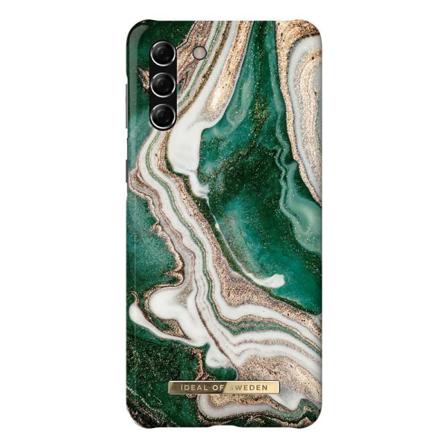 Ideal Of Sweden Samsung Galaxy S22 Ultra - Golden Jade Marble Grön