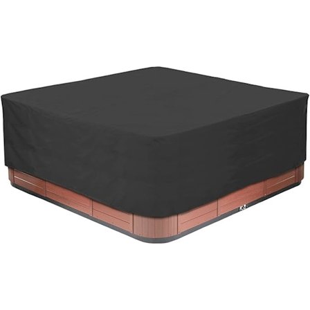 Trekk for spa, boblebad, basseng, 207x207x30CM