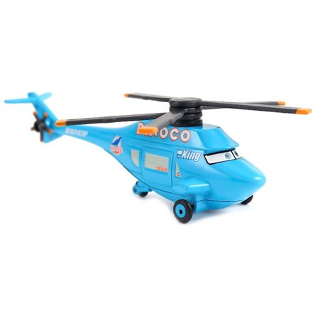 Disney Pixar Biler Figurer Kongen Helikopter Lynet McQueen Doc Hudson Storm Jackson Metallmodell Racerbil Leker Barnegaver