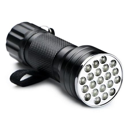 UV-taskulamppu 21 LED-lampulla 395NM