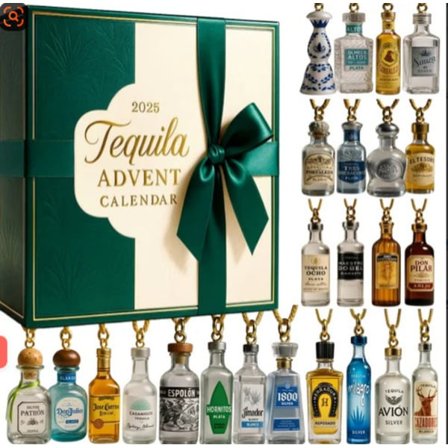 2025 Tequila Blind Box Nedtællings Blind Box Juletræsdekoration Akrylvedhæng