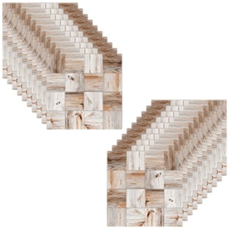 20 stk. Kjøkken Baderom Fliser Klistremerker PVC Selvklebende Fliser Hjemmeinnredning