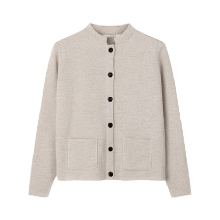 Sibin Linnebjerg Cardigan Dell Tröjor Dam Beige S