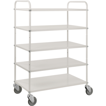 Lätt Hyllvagn Hög 5 Plan Obrom