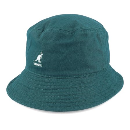 Kangol - Zelená bucket Klobouk - Washed Pine Bucket @ Hatstore